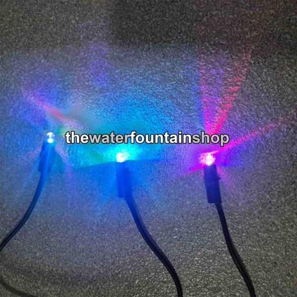 3 multi color led light for water fountain