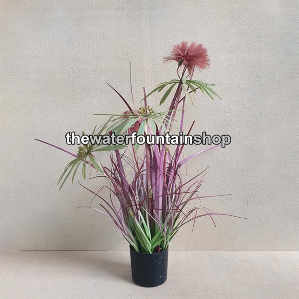 Artificial potted plant plume grass