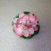 Pink Water Lily Pond Deco