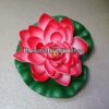 Red Water Lily Pond Deco