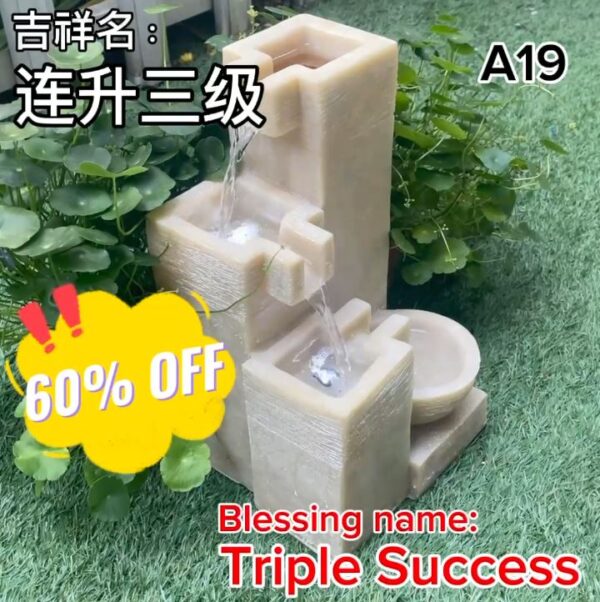 triple success water fountain